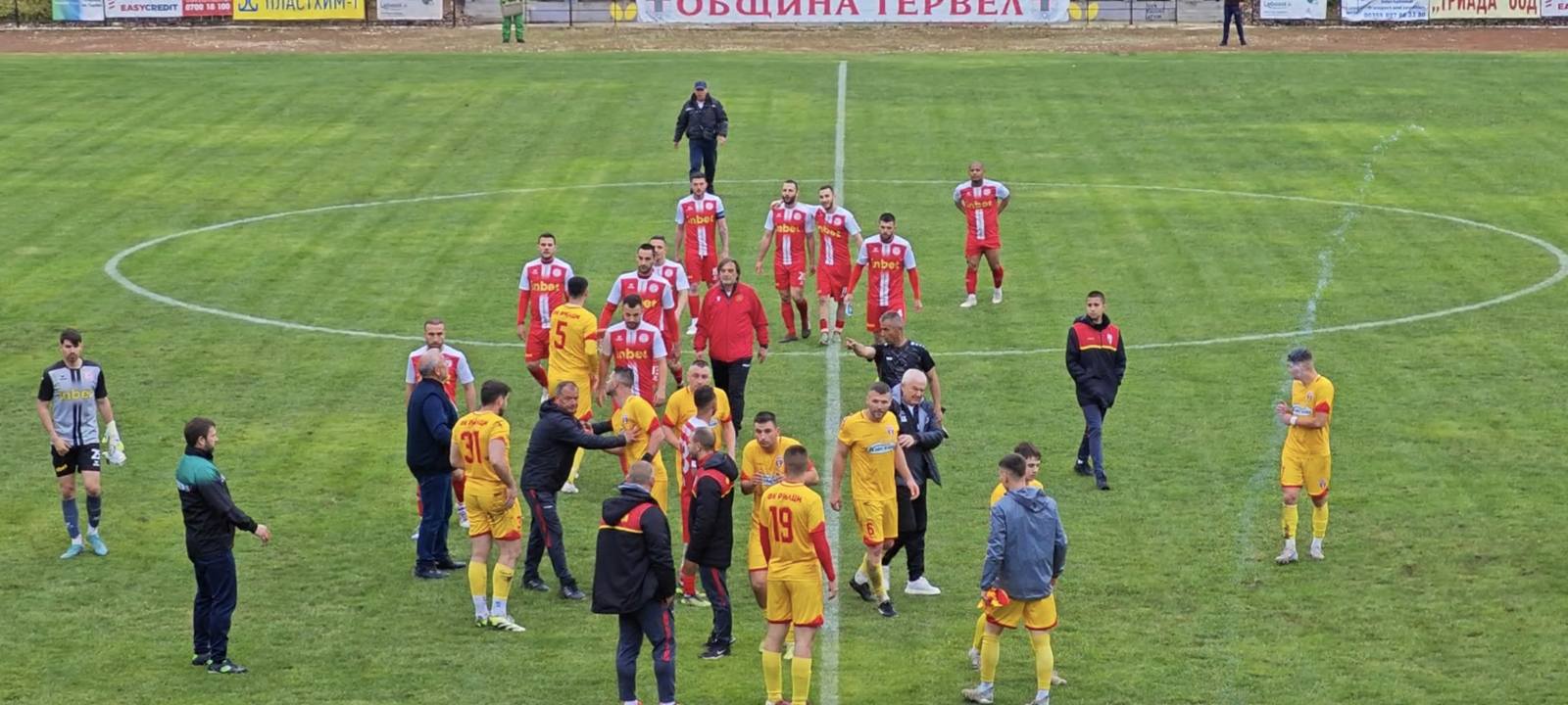 Септември Тервел постигна четвъртия си пореден успех от началото на сезона, като победи Волов Шумен с 1:0 в гостуване. Треньорът Георги Иванов - Геша сподели след мача: "Оспорван мач със здравословна доза напрежение. Успяхме да победим, излъгахме ги. Уцелихме си момента след почивката. Доволен съм от победата, след като на полувремето резултатът беше 0:0. Трябваше да показваме качествата си, но радващо е, че спечелихме. Христодар Христов вкара с глава за победата, радвам се за него". В сряда Септември ще се изправи срещу Черноломец Попово в мач от Купата на АФЛ, който ще се проведе в Попово от 17:00 часа. След това, в събота, тимът на Тервел ще приеме Устрем Дончево в шампионатен двубой.