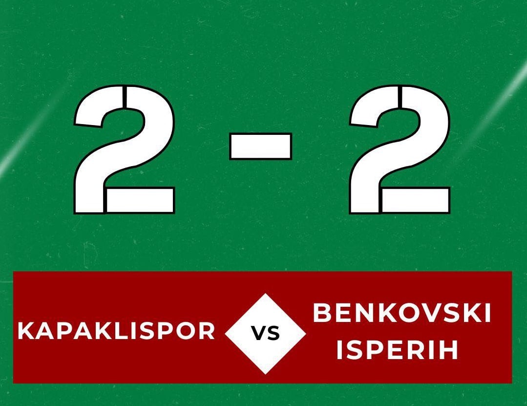 Бенковски (Исперих) завърши 2:2 с турския Капаклъспор в контрола Бенковски (Исперих) завърши наравно 2:2 срещу турския Капаклъспор в контрола, играна в Турция. Отборът, воден от старши треньора Николай Кънчев, от няколко дни е на лагер в южната ни съседка, където изигра и две проверки. Първата бе спечелена с класическото 3:0 срещу Ергене Генчлербирлиги. В двубоя срещу Капаклъспор домакините поведоха с 2:0 на полувремето. През втората част българският тим изравни след голове на Радослав Златев в 50-ата и Серги Кешкерян в 65-ата минути. Тимът се прибира в България, където ще продължи подготовката до подновяването на сезона в Североизточната Трета лига. ПРОГРАМА 18 януари, Бенковски – Ергене Генчлербирлиги 3:0 20 януари, Бенковски – Капаклъспор 2:2 31 януари, Бенковски – Фратрия II 1 февруари, Бенковски – Рилци 7 февруари, Бенковски – Академик (Свищов) На 14 февруари Бенковски (Исперих) гостува на Черноморец (Балчик) в 1/2-финал за Купата на Аматьорската лига, като с този мач реално се открива пролетният дял на сезона за тима.
