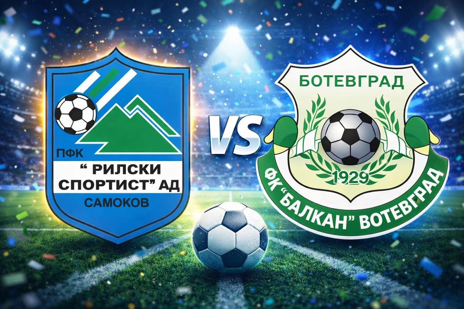 Рилски спортист приема Балкан (Ботевград) на 7 март Рилски спортист (Самоков) ще изиграе втория си домакински мач за седмицата, след като в сряда победи Германея (Сапарева баня). Утре, 7 март, тимът ще посрещне Балкан (Ботевград) от 15:00 часа в среща от 22-ия кръг на Югозападната Трета лига. Рилецо вече победи Балкан в първия мач между двата отбора този сезон с 2:1 в Ботевград, но на стадион "Искър" тимът не е побеждавал този съперник в последните пет двубоя, като двата последни завършиха наравно. Все пак отборът на Пламен Крумов играе силно у дома през кампанията и е в серия от четири поредни шампионатни победи в Самоков. Рилски спортист е лидер в класирането с 49 точки, докато Балкан заема седмата позиция с 19 точки по-малко.