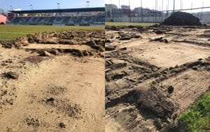 Започна ремонтът на „Арена Созопол“ Днес стартираха строителни дейности на „Арена Созопол“. Машини вече работят на обекта, като е предвиден основен ремонт на тревната настилка на основния терен и на помощните терени, монтиране на нова входна врата, подмяна и ремонт на осветителните стълбове, както и изграждане на нова поливна система. ФК Созопол ще домакинства временно в Царево на „Градски стадион Царево“. Първият домакински мач в Царево е на 28 март срещу Розова долина (Казанлък), а сега в събота (21 март) отборът гостува на Атлетик (Куклен).