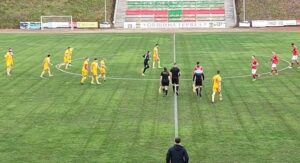 ФК Рилци (Добрич) загуби с 0:5 от шампиона Септември (Тервел) в 29-ия кръг ФК Рилци (Добрич) претърпя тежко поражение с 0:5 при гостуването си на шампиона Септември (Тервел) в среща от 29-ия кръг на Североизточната Трета лига. Добричлии имаха шанс да открият резултата още в 10-ата минута, когато Диан Минчев бе изведен сам срещу вратаря, напредна и стреля, но не уцели очертанията на вратата. Отборът изглеждаше стабилен до 27-ата минута, когато Петър Георгиев реализира от дузпа, отсъдена за игра с ръка на Даниел Николаев. В 30-ата минута Стилян Спасов удвои, а малко преди почивката Николай Иванов направи резултата 3:0 в полза на домакините. След подновяването на играта почти веднага Стилян Спасов отбеляза втория си гол за мача, а в 65-ата минута Петър Георгиев оформи крайното 5:0. В следващия кръг ФК Рилци се прибира у дома, където ще приеме Светкавица 2014 (Търговище). Преди това обаче тимът има отложен мач през седмицата — на Гергьовден добричлии ще играят срещу Черно море II (Варна) на стадиона в морската ни столица.